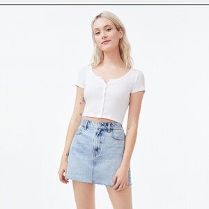 NWOT Brandy Melville White Zelly Top